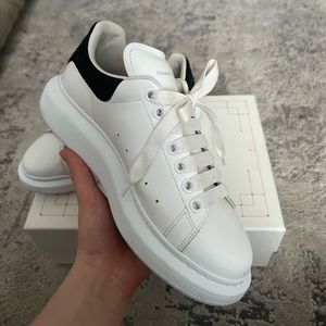 White Alexander McQueen sneakers